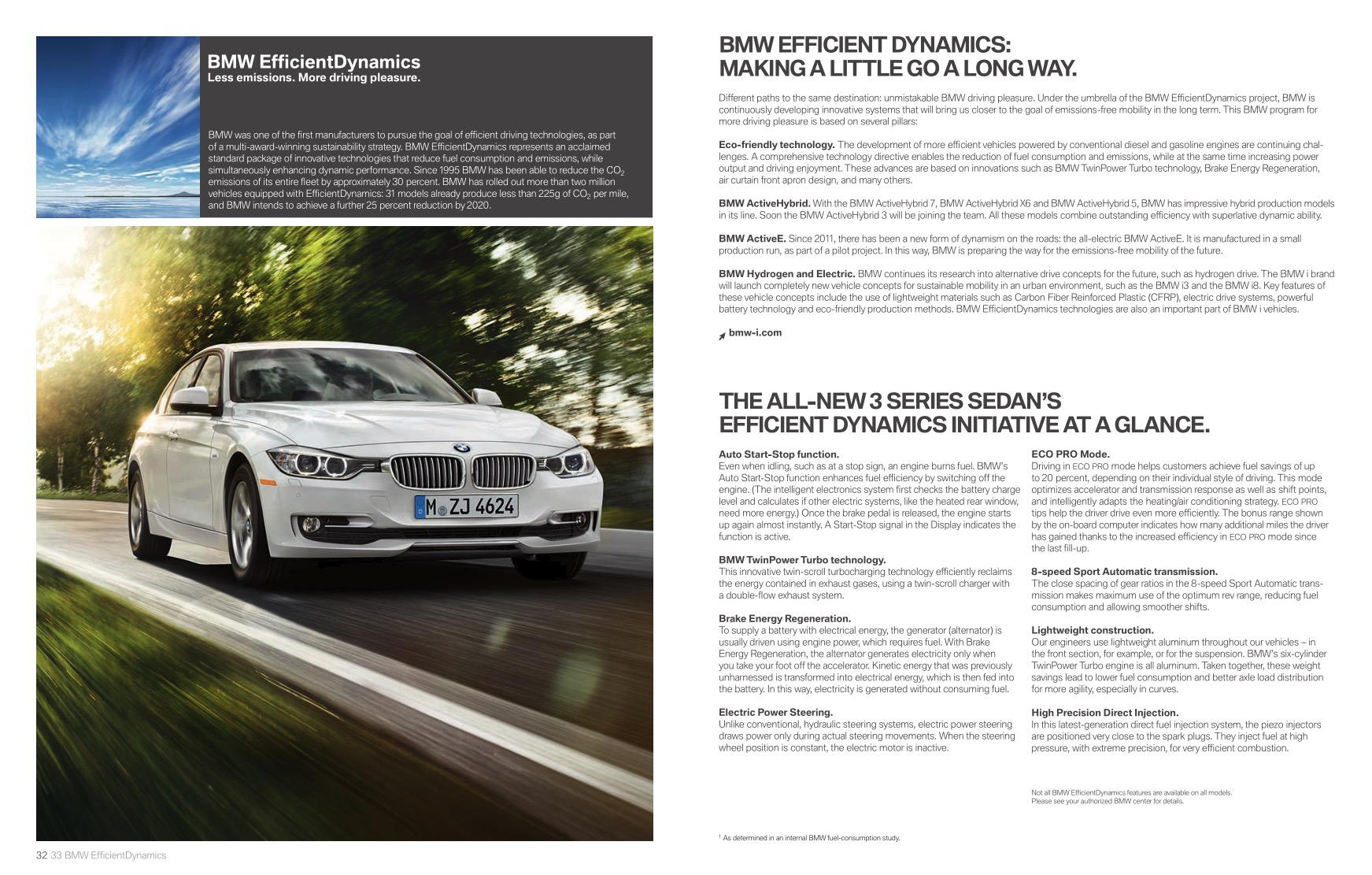 2012 BMW 3-Series Sedan Brochure Page 5